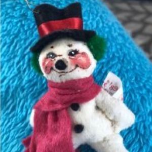 AnnaLee Snowman Ornament 1989